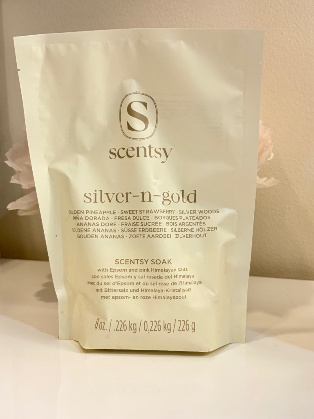 Scentsy Soak Silver-n-Gold